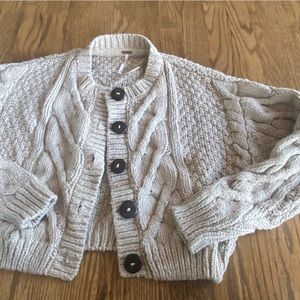 Beautiful cable knit sweater size Small